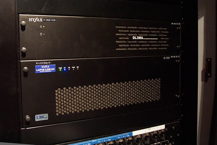 HYFAX「LDM1」のプロセッサー部とデータロガーマスター