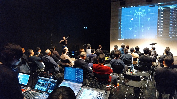 AFC Imageデモンストレーション（音像移動）