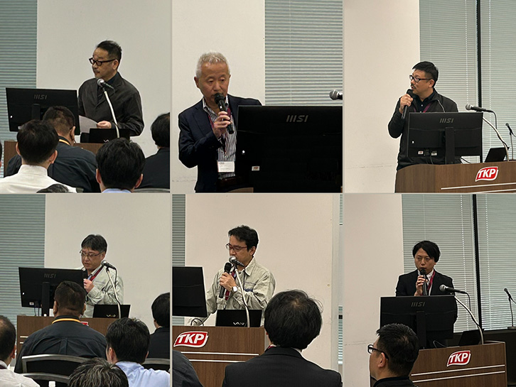 当社役員と社員の発表
